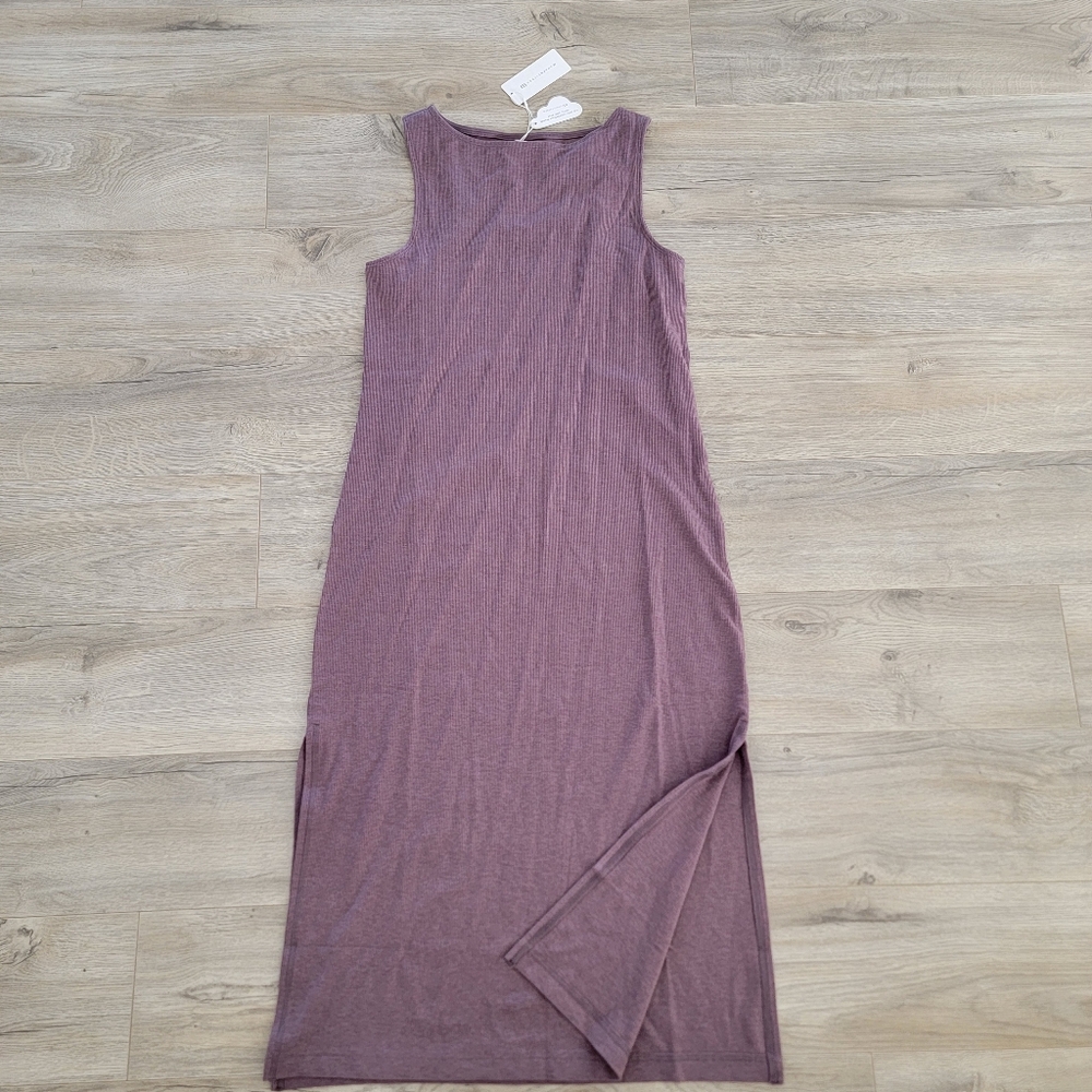 Travis Mathew Cloud Rib Hadley Wood Dress Heather Moonscape Purple sz Medium - Picture 4 of 5